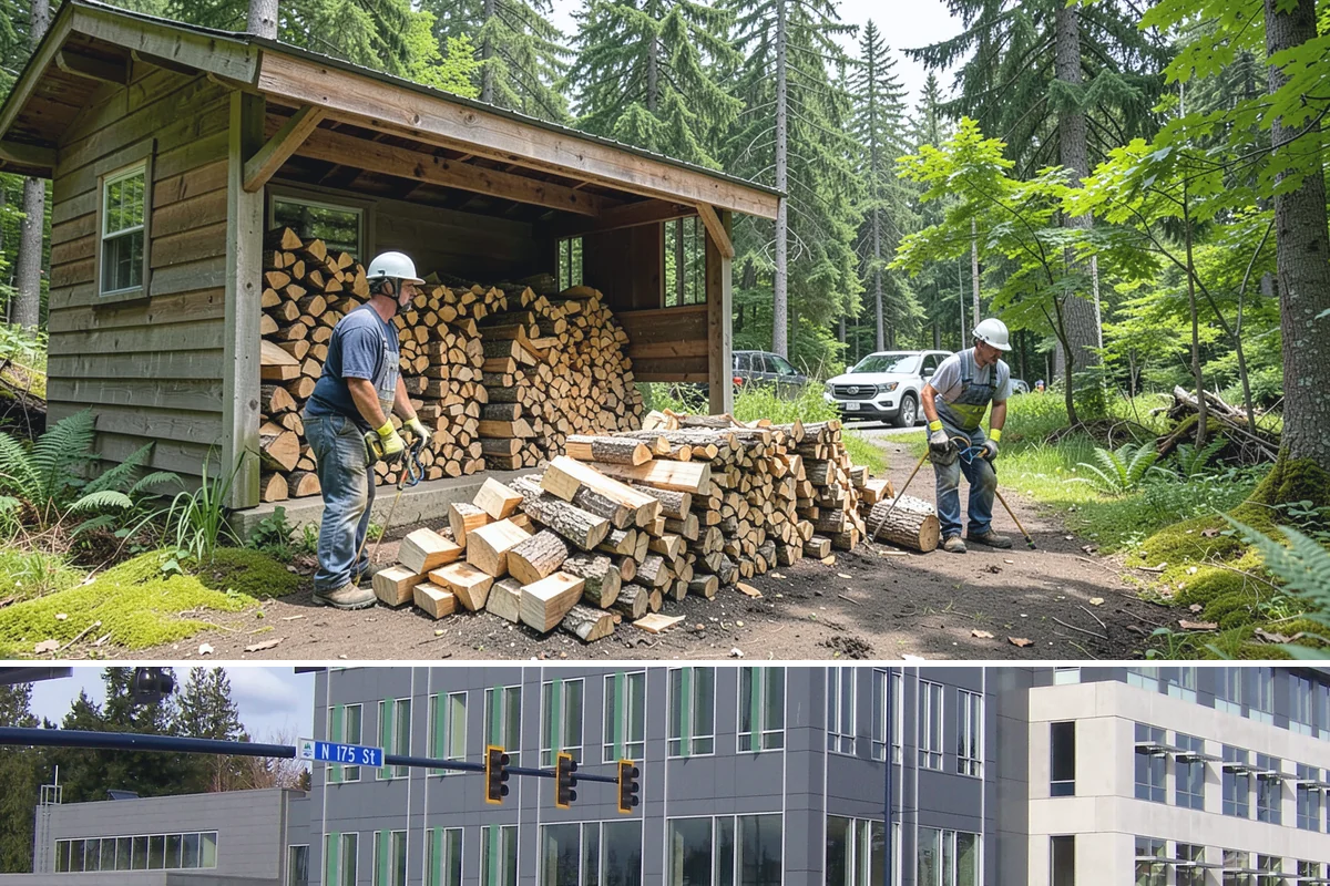 Scheduled Firewood Delivery in Shoreline, King County, WA - Schedule your delivery whenever it suits you, and book fall dates early since the heating season fills up fast.