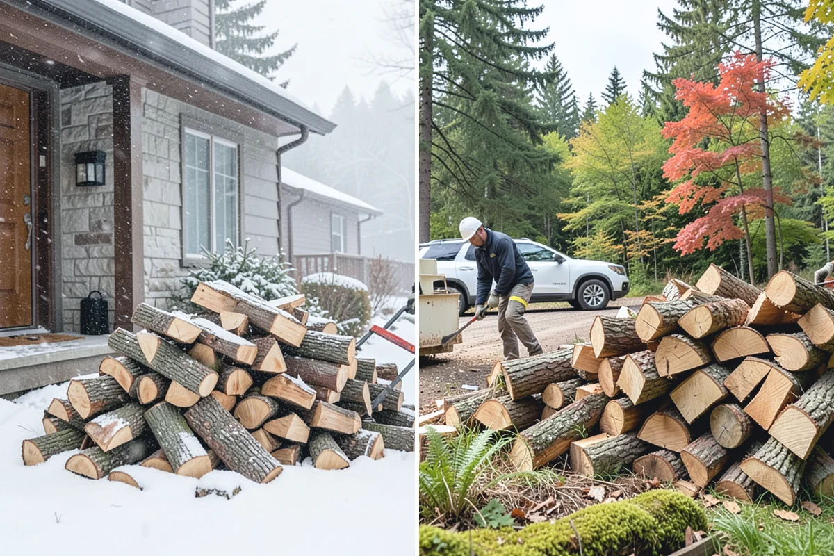Scheduled Firewood Delivery in Skykomish, King County, WA - You select your preferred delivery date and window