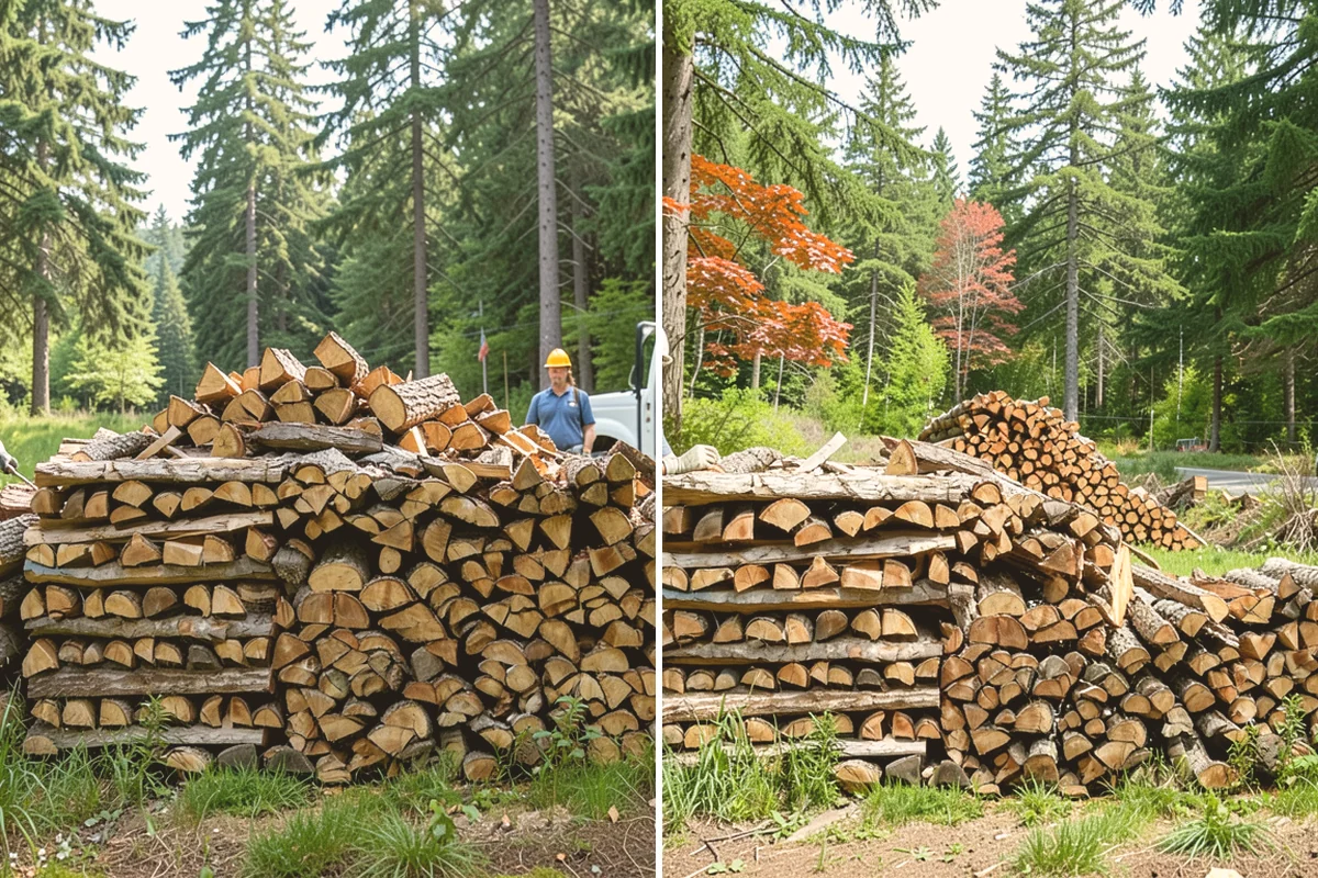 Scheduled Firewood Delivery in Snohomish, Snohomish County, WA - You select your preferred delivery date and window