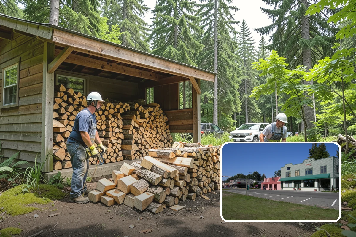 Scheduled Firewood Delivery in Snoqualmie, King County, WA - You choose the exact delivery date and window