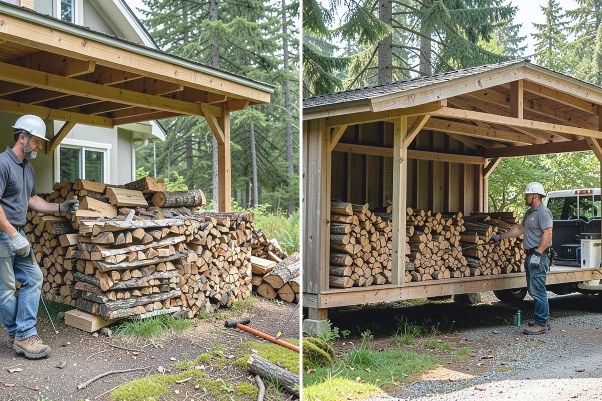 Scheduled Firewood Delivery in South Prairie, Pierce County, WA - You select your preferred delivery date and window