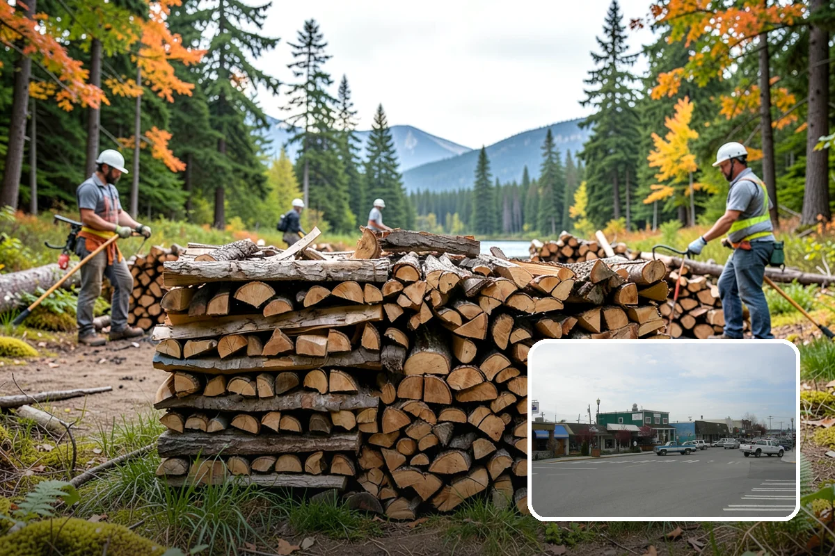 Scheduled Firewood Delivery in Stanwood, Snohomish County, WA - You choose the exact delivery date and window