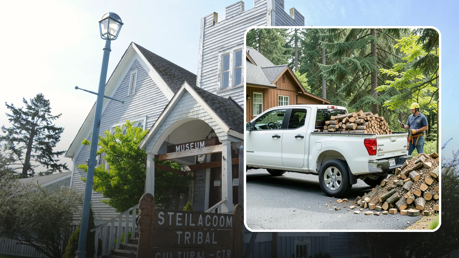 Scheduled Firewood Delivery in Steilacoom, Pierce County, WA - Set a delivery date that fits your calendar and we bring seasoned firewood right on schedule, every time.