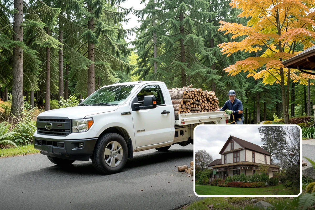 Scheduled Firewood Delivery in Sumner, Pierce County, WA - You choose the exact delivery date and window