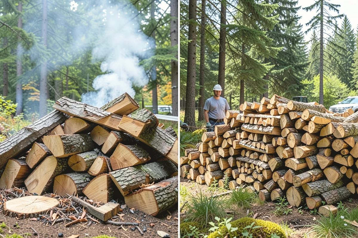 Scheduled Firewood Delivery in Tacoma, Pierce County, WA - You select your preferred delivery date and window