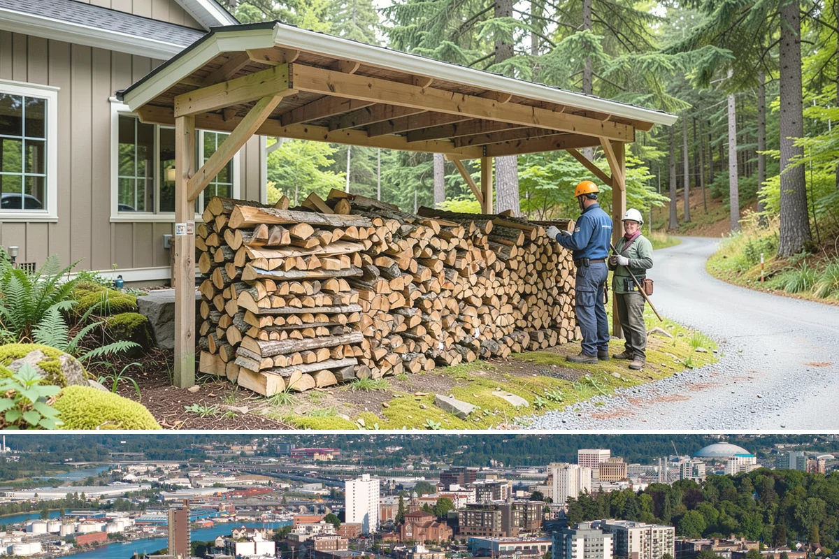 Scheduled Firewood Delivery in Tacoma, Pierce County, WA - Schedule your delivery whenever it suits you, and book fall dates early since the heating season fills up fast.