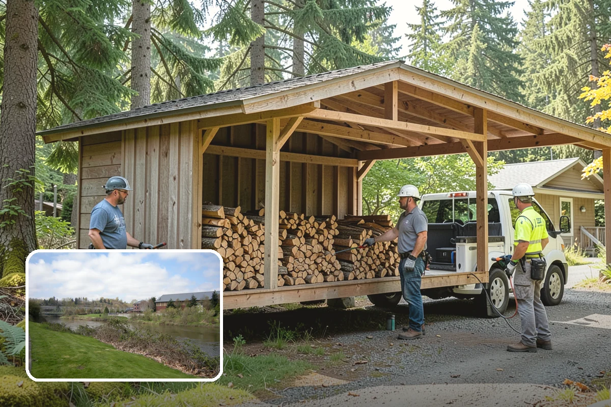 Scheduled Firewood Delivery in Tukwila, King County, WA - You choose the exact delivery date and window