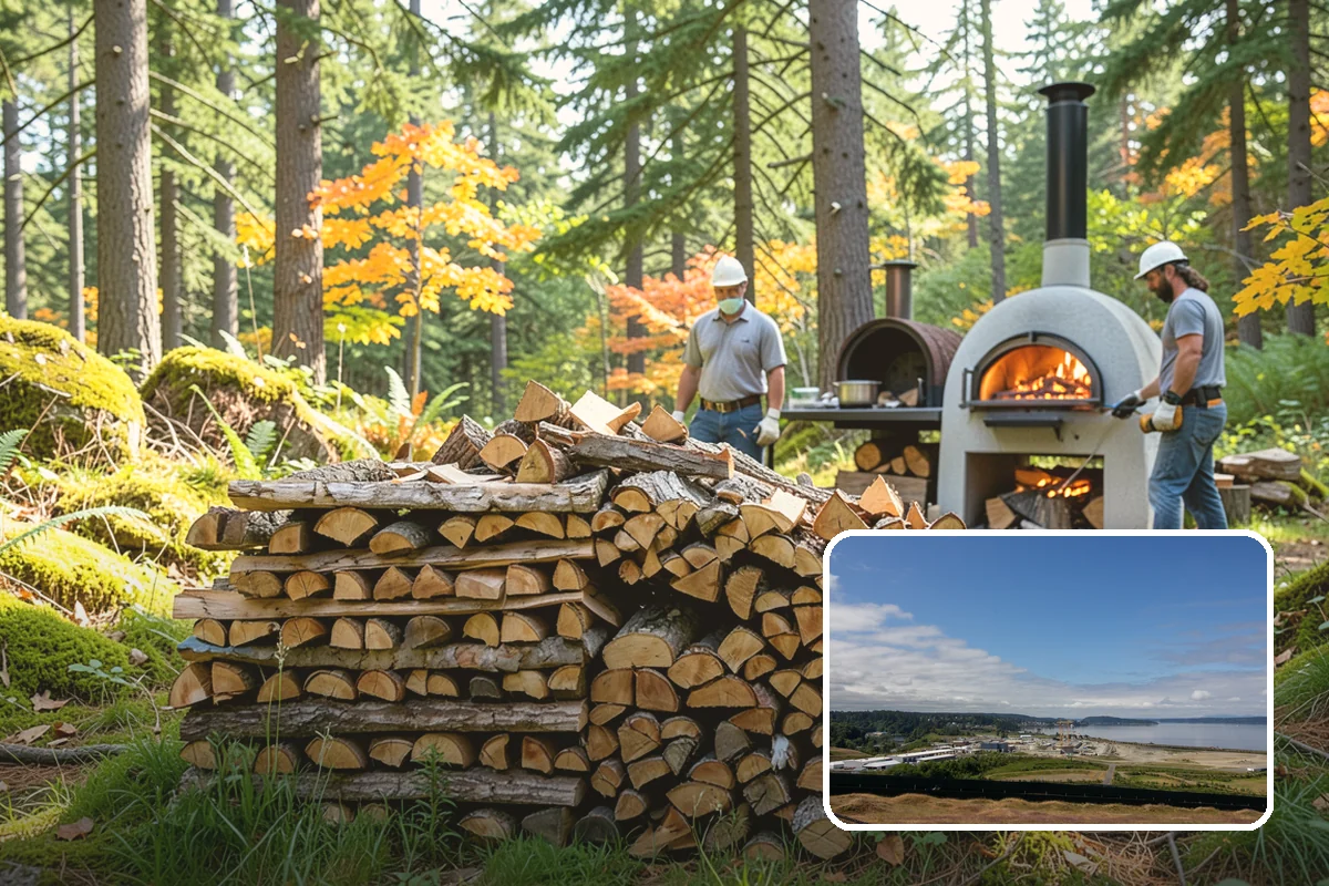 Scheduled Firewood Delivery in University Place, Pierce County, WA - You choose the exact delivery date and window