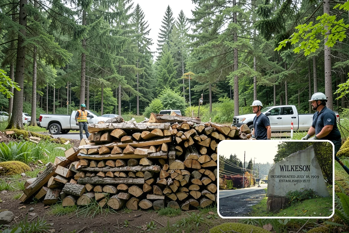Scheduled Firewood Delivery in Wilkeson, Pierce County, WA - You choose the exact delivery date and window