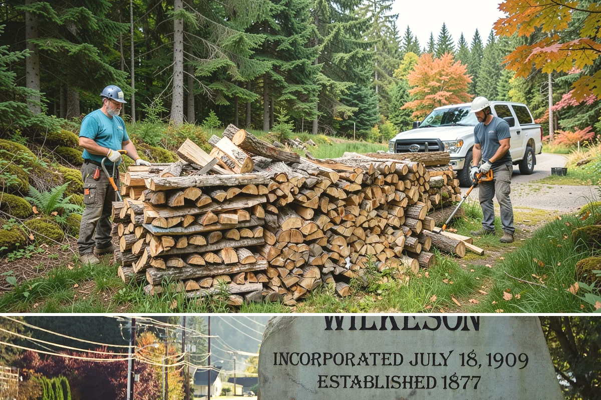 Scheduled Firewood Delivery in Wilkeson, Pierce County, WA - Schedule your delivery whenever it suits you, and book fall dates early since the heating season fills up fast.