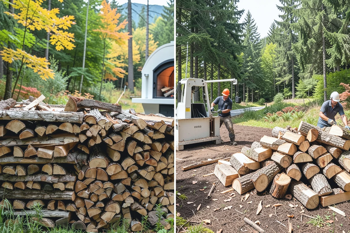 Scheduled Firewood Delivery in Woodinville, King County, WA - You select your preferred delivery date and window