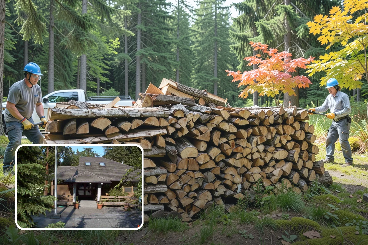 Scheduled Firewood Delivery in Yarrow Point, King County, WA - You choose the exact delivery date and window