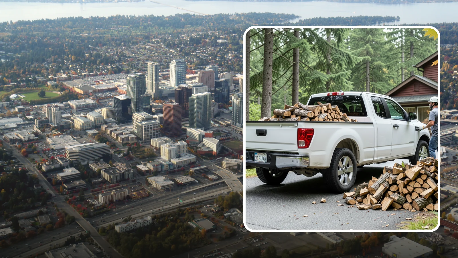 Seasonal Firewood Subscription in Bellevue, King County, WA - Our seasonal firewood subscription delivers the right amount of wood at the right time for each season of the year.