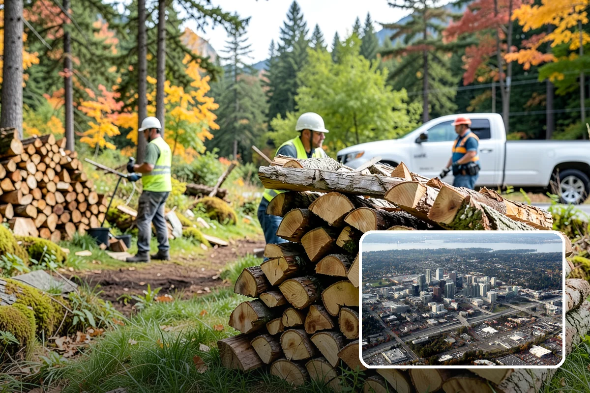 Seasonal Firewood Subscription in Bellevue, King County, WA - Deliveries timed to each season's real demand