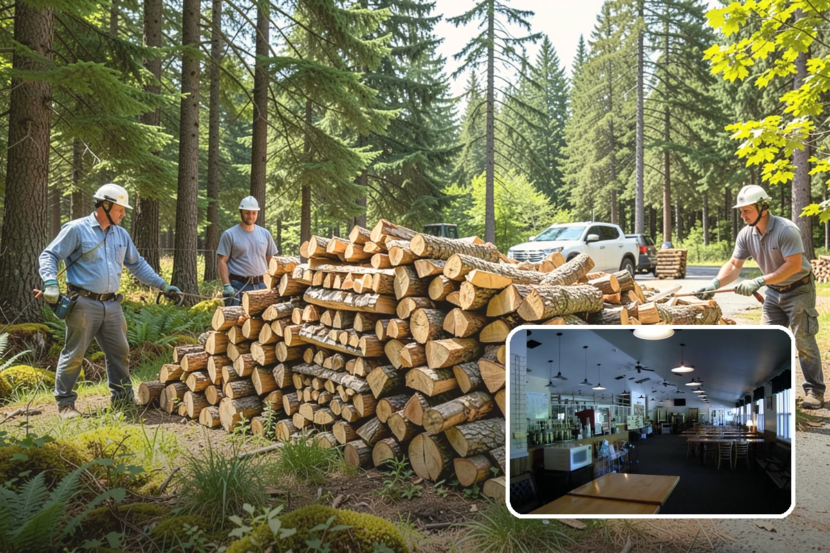 Seasonal Firewood Subscription in Black Diamond, King County, WA - Deliveries timed to each season's real demand