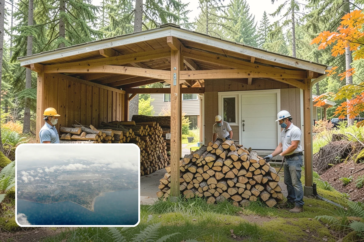Seasonal Firewood Subscription in Burien, King County, WA - Deliveries timed to each season's real demand