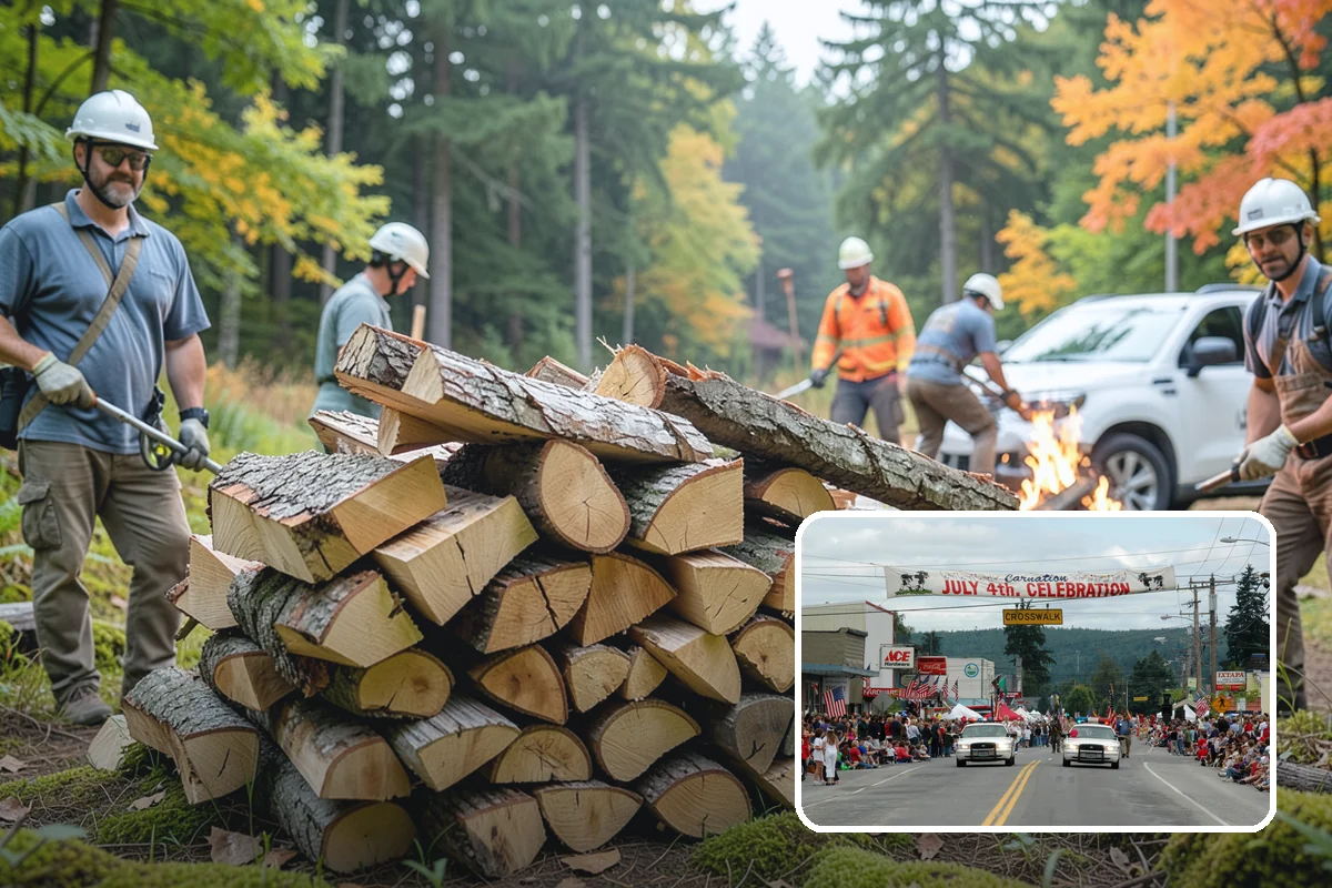 Seasonal Firewood Subscription in Carnation, King County, WA - Deliveries timed to each season's real demand