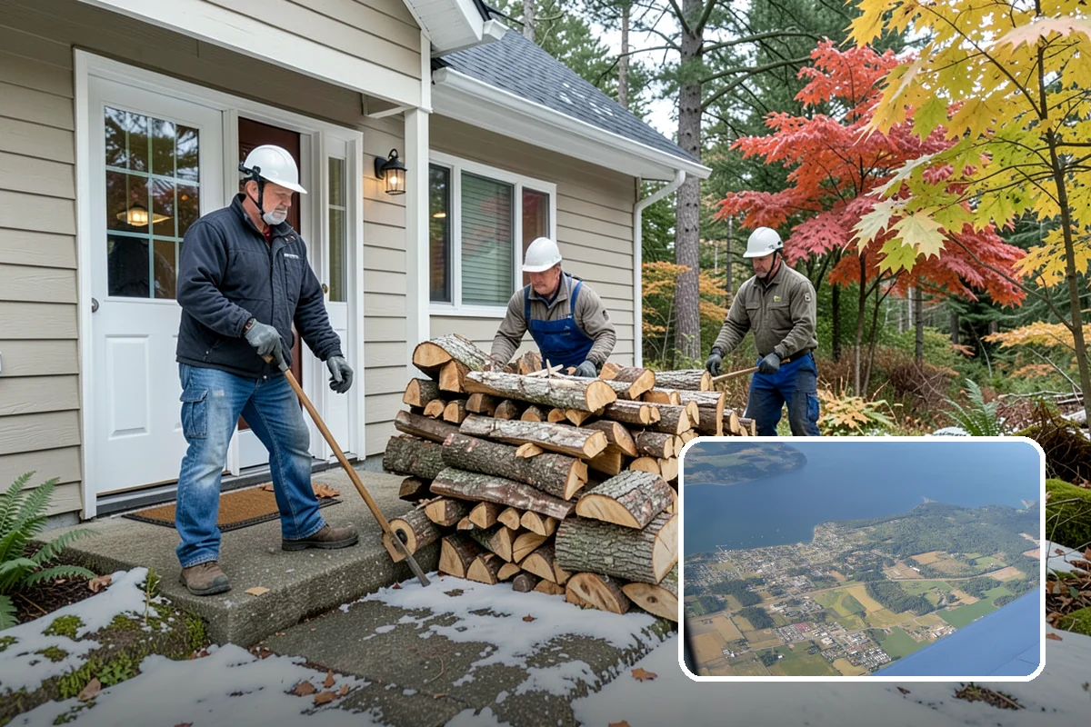 Seasonal Firewood Subscription in Coupeville, Island County, WA - Deliveries timed to each season's real demand