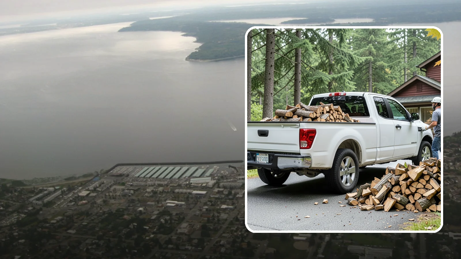Seasonal Firewood Subscription in Des Moines, King County, WA - Our seasonal firewood subscription delivers the right amount of wood at the right time for each season of the year.