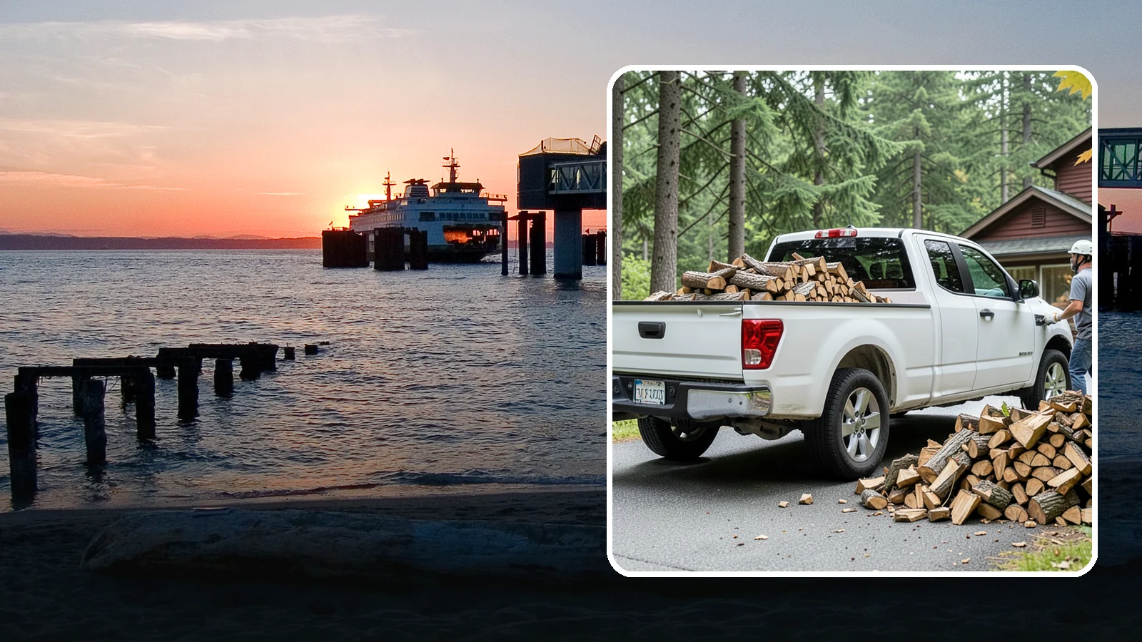 Seasonal Firewood Subscription in Edmonds, Snohomish County, WA - Our seasonal firewood subscription delivers the right amount of wood at the right time for each season of the year.