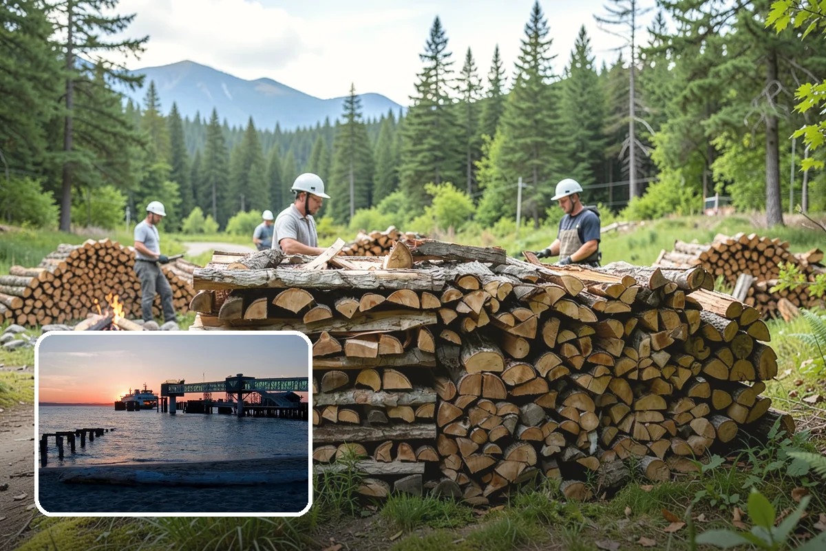 Seasonal Firewood Subscription in Edmonds, Snohomish County, WA - Deliveries timed to each season's real demand