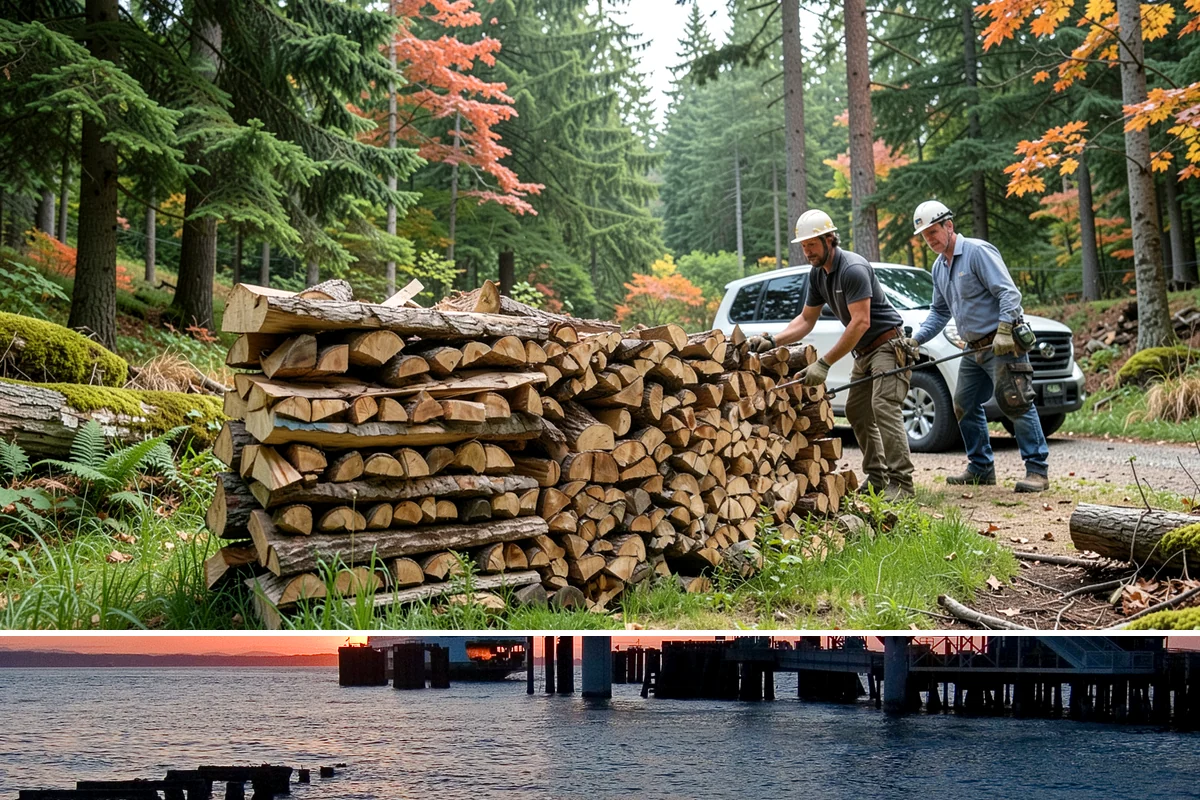 Seasonal Firewood Subscription in Edmonds, Snohomish County, WA - Enroll in spring or summer so your seasonal calendar is set before fall and winter arrive.