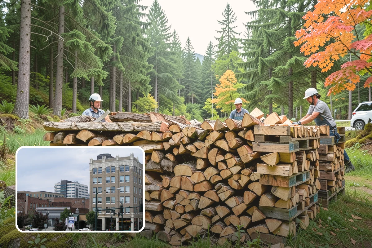 Seasonal Firewood Subscription in Everett, Snohomish County, WA - Deliveries timed to each season's real demand