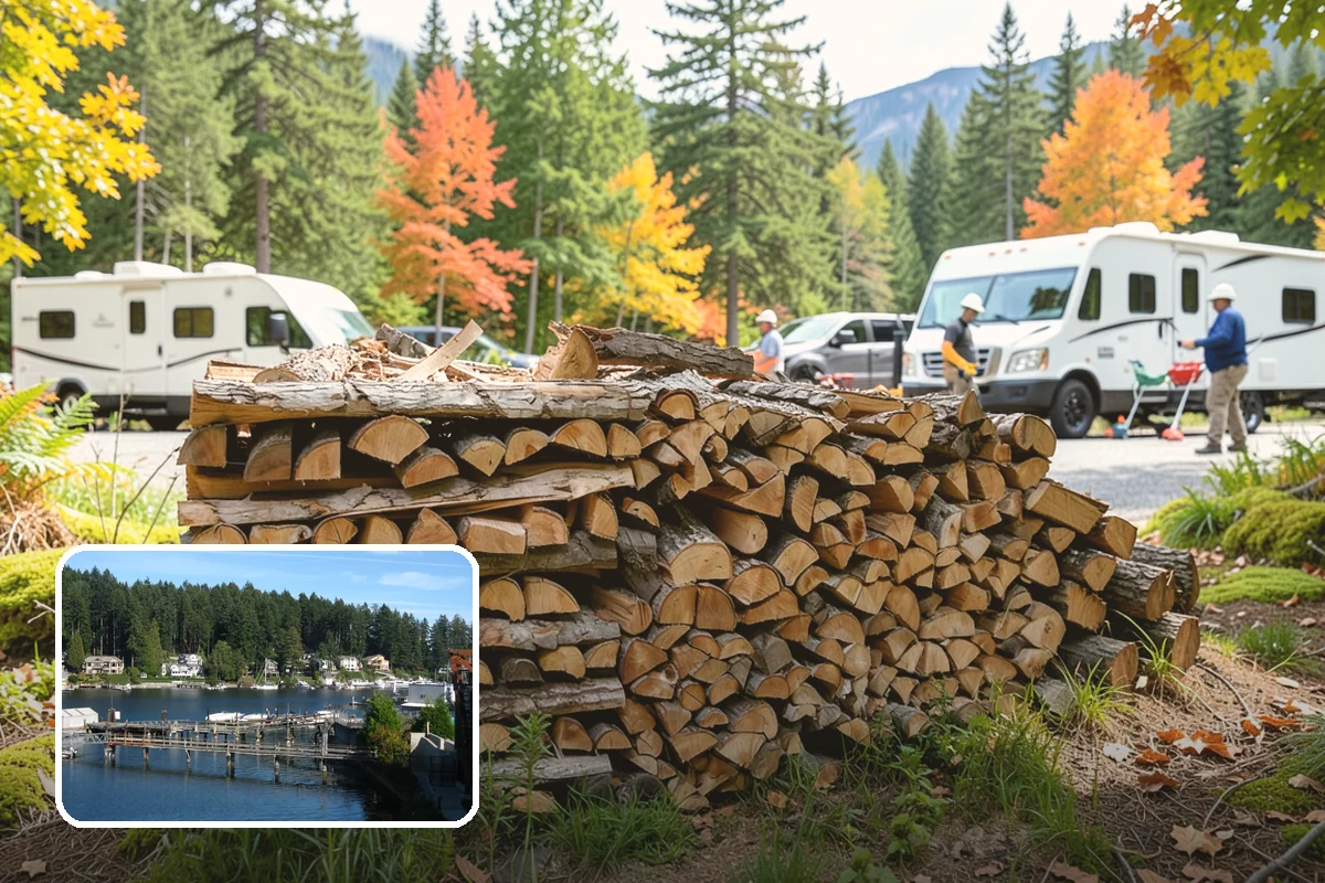Seasonal Firewood Subscription in Gig Harbor, Pierce County, WA - Deliveries timed to each season's real demand
