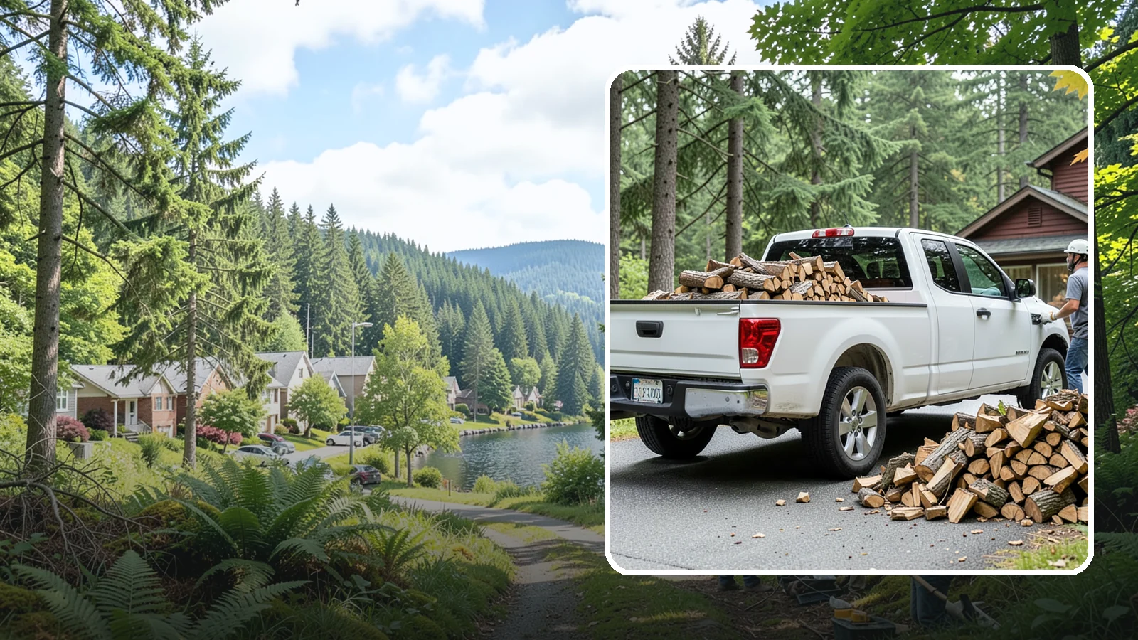 Seasonal Firewood Subscription in Lake Forest Park, King County, WA - Our seasonal firewood subscription delivers the right amount of wood at the right time for each season of the year.