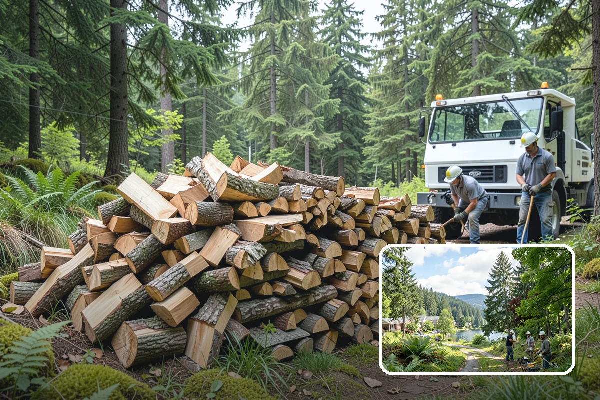 Seasonal Firewood Subscription in Lake Forest Park, King County, WA - Deliveries timed to each season's real demand