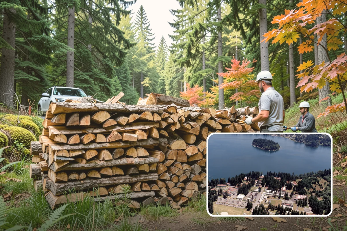 Seasonal Firewood Subscription in Lakewood, Pierce County, WA - Deliveries timed to each season's real demand