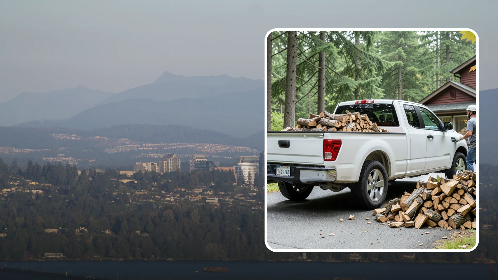 Seasonal Firewood Subscription in Medina, King County, WA - Our seasonal firewood subscription delivers the right amount of wood at the right time for each season of the year.