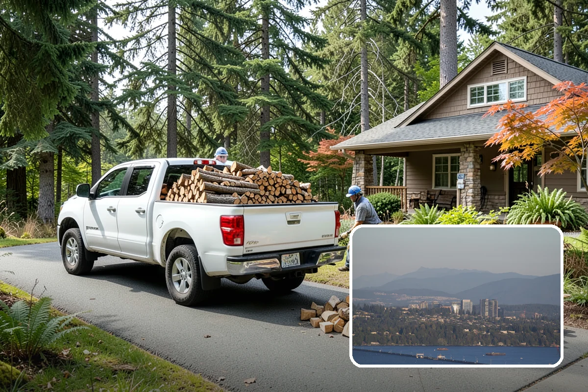 Seasonal Firewood Subscription in Medina, King County, WA - Deliveries timed to each season's real demand