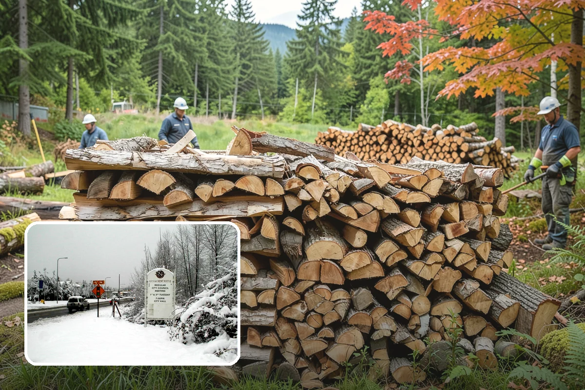 Seasonal Firewood Subscription in Newcastle, King County, WA - Deliveries timed to each season's real demand