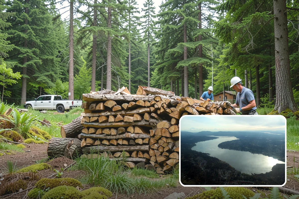 Seasonal Firewood Subscription in Sammamish, King County, WA - Deliveries timed to each season's real demand