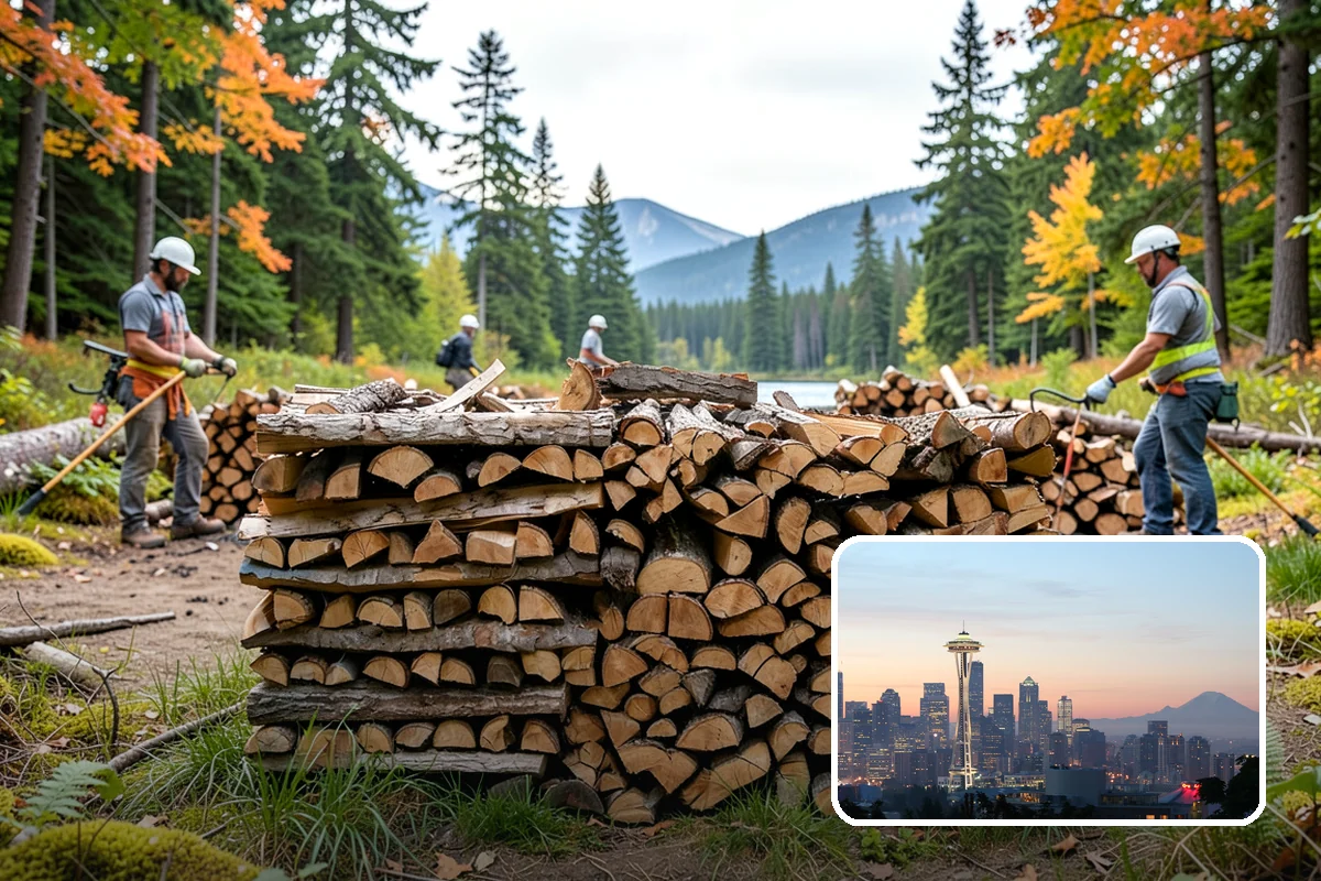 Seasonal Firewood Subscription in Seattle, King County, WA - Deliveries timed to each season's real demand