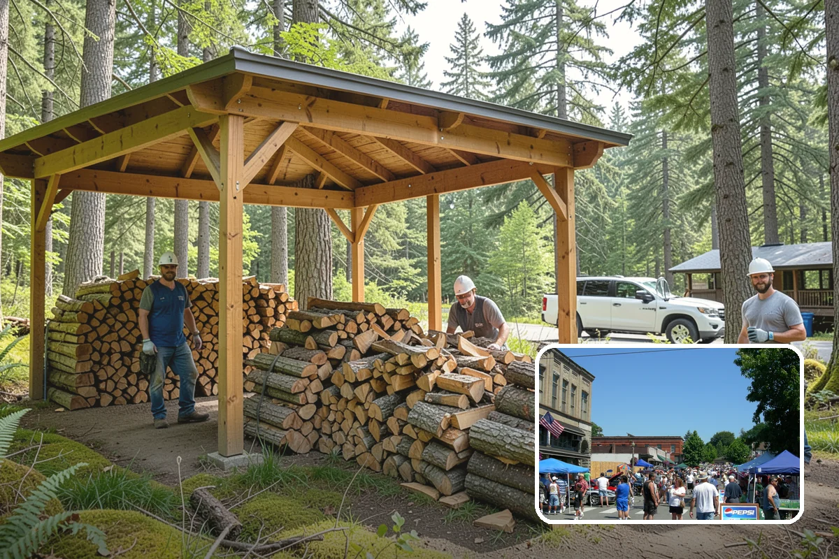 Seasonal Firewood Subscription in Snohomish, Snohomish County, WA - Deliveries timed to each season's real demand