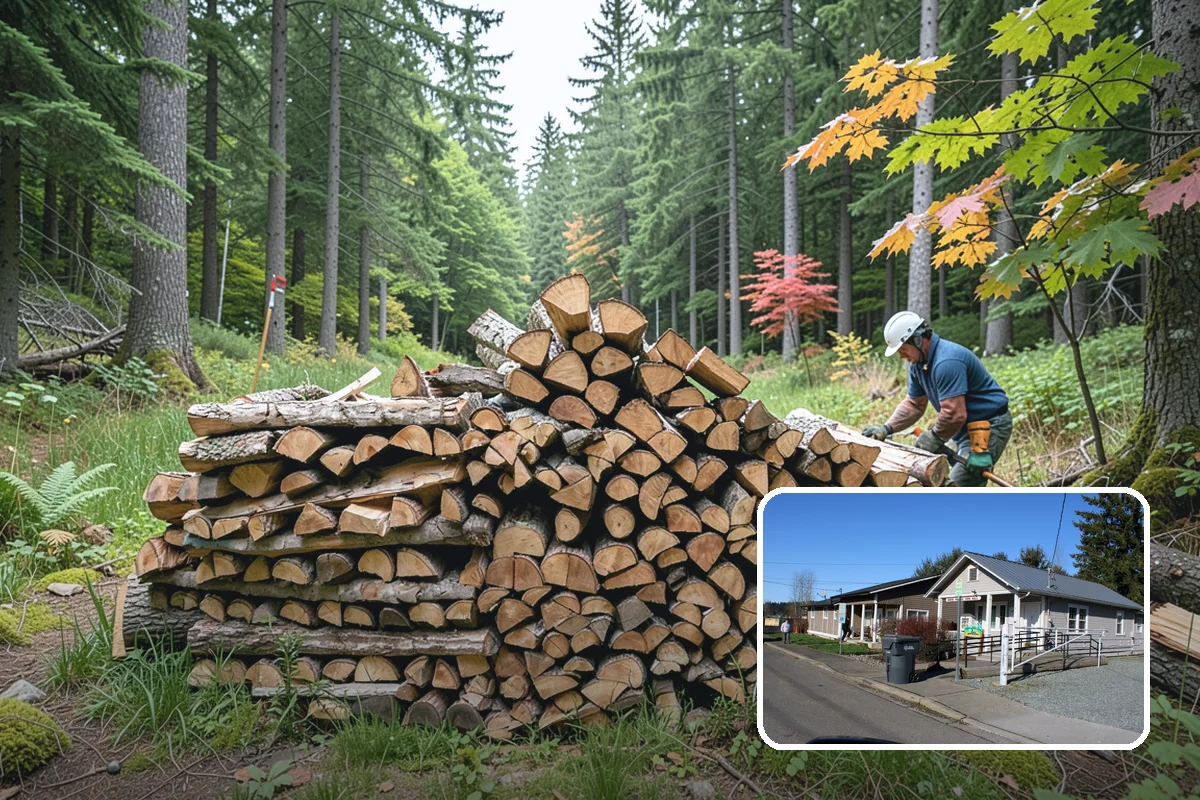 Seasonal Firewood Subscription in South Prairie, Pierce County, WA - Deliveries timed to each season's real demand