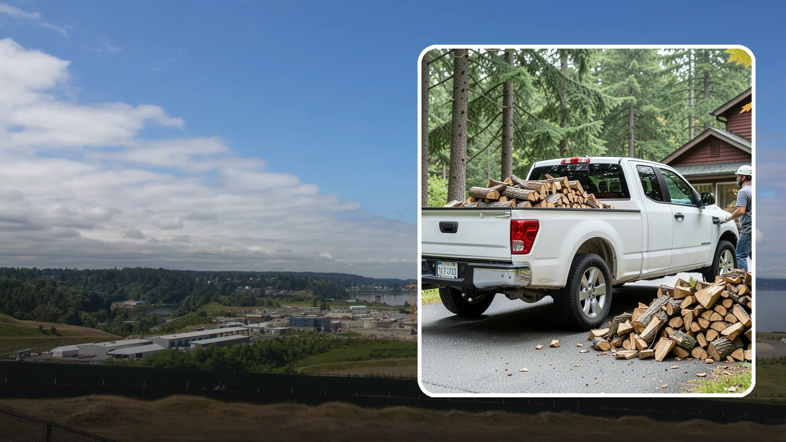 Seasonal Firewood Subscription in University Place, Pierce County, WA - Our seasonal firewood subscription delivers the right amount of wood at the right time for each season of the year.