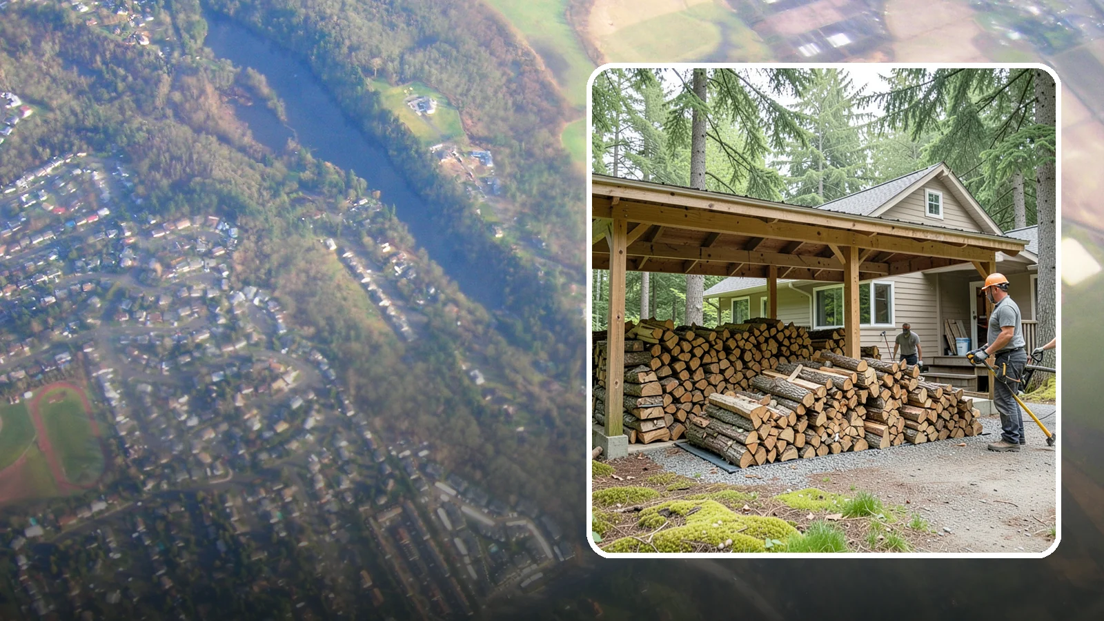 Seasonal Storage in Algona, King County, WA - We set up seasonal firewood storage that carries your supply safely from wet winters through drying summers.