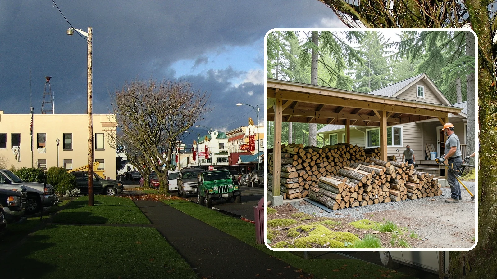 Seasonal Storage in Arlington, Snohomish County, WA - We set up seasonal firewood storage that carries your supply safely from wet winters through drying summers.