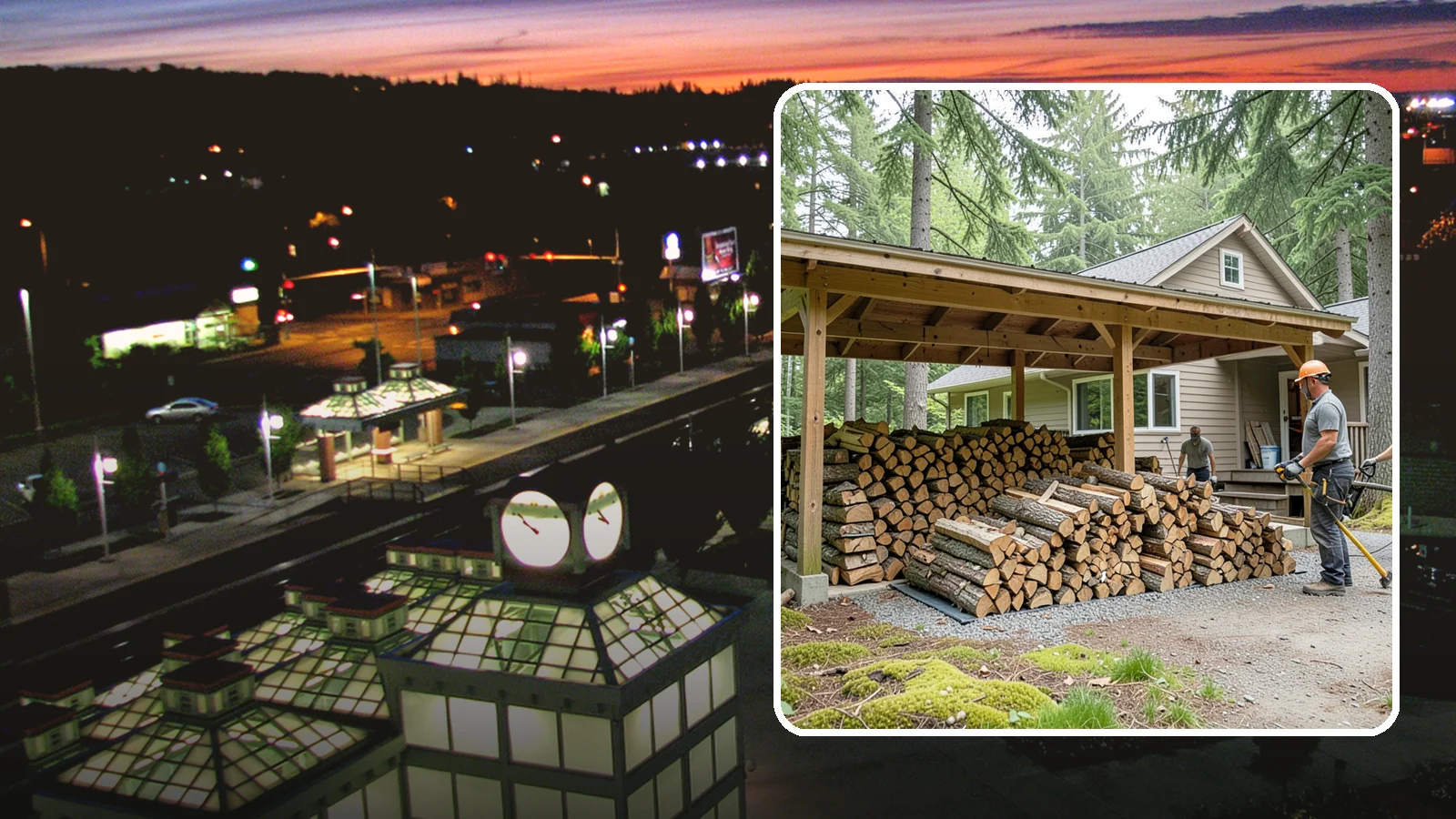 Seasonal Storage in Auburn, King County, WA - We set up seasonal firewood storage that carries your supply safely from wet winters through drying summers.