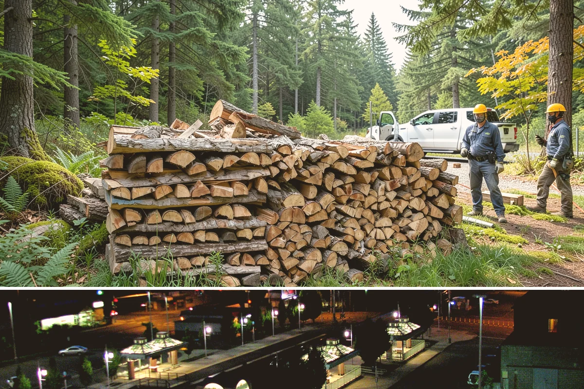 Seasonal Storage in Auburn, King County, WA - Establish seasonal storage in spring so the system is ready to season wood through summer.