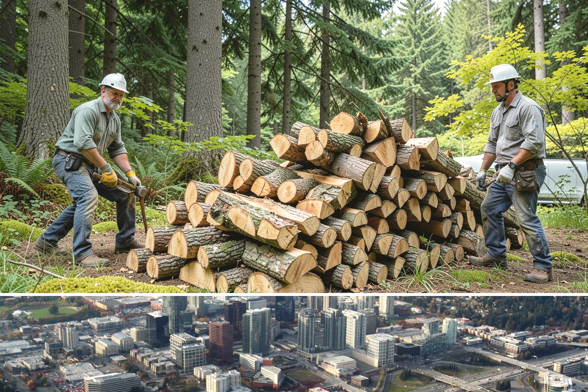 Seasonal Storage in Bellevue, King County, WA - Establish seasonal storage in spring so the system is ready to season wood through summer.