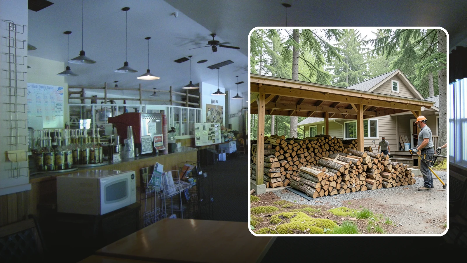 Seasonal Storage in Black Diamond, King County, WA - We set up seasonal firewood storage that carries your supply safely from wet winters through drying summers.