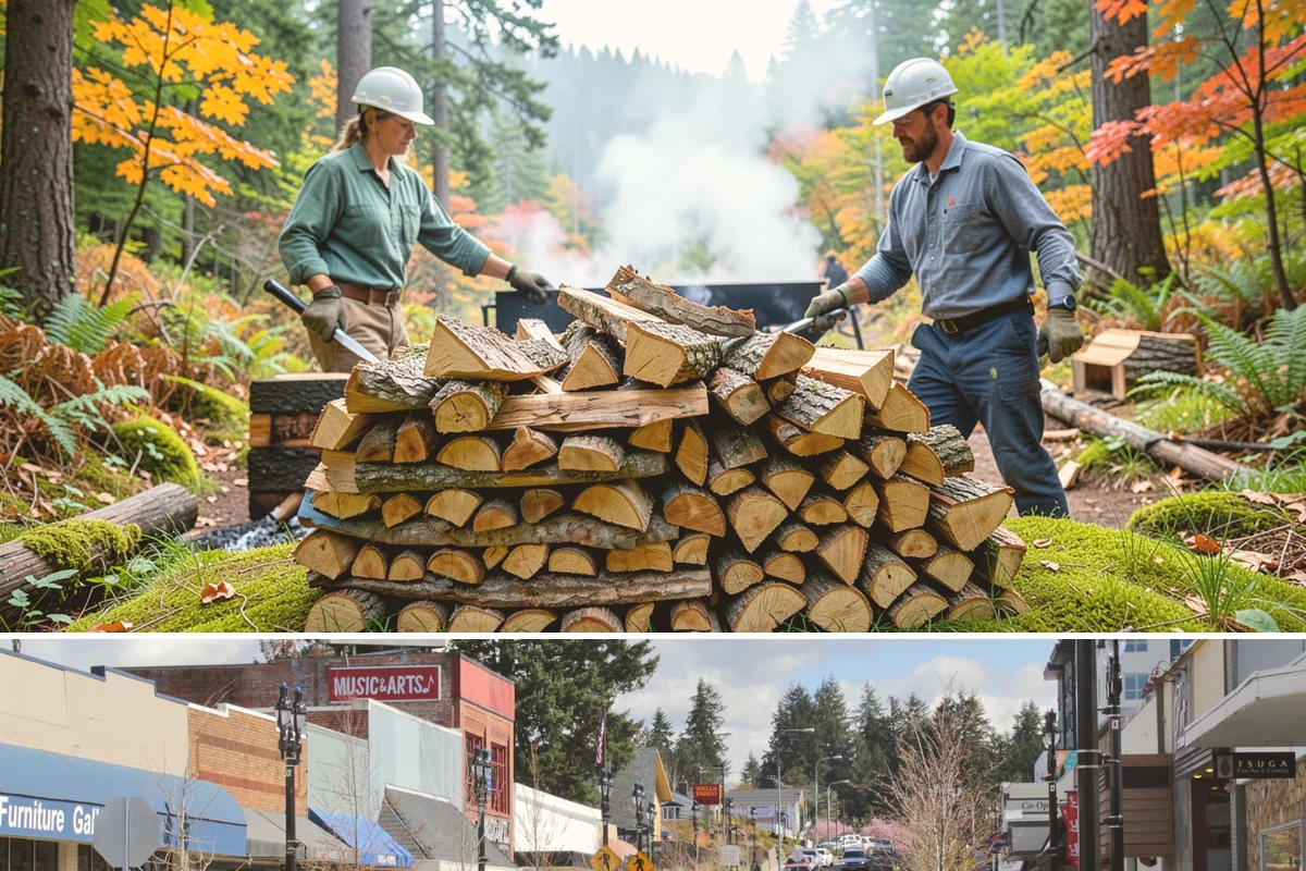 Seasonal Storage in Bothell, King County, WA - Establish seasonal storage in spring so the system is ready to season wood through summer.