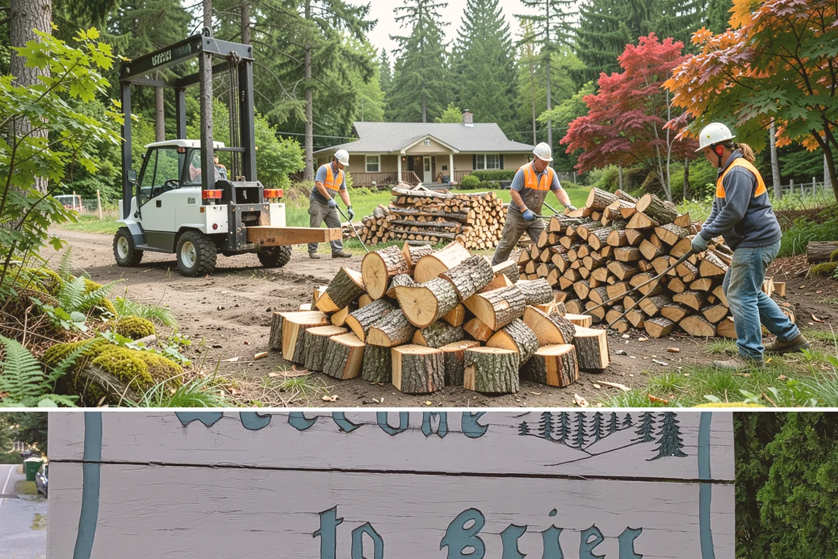 Seasonal Storage in Brier, Snohomish County, WA - Establish seasonal storage in spring so the system is ready to season wood through summer.