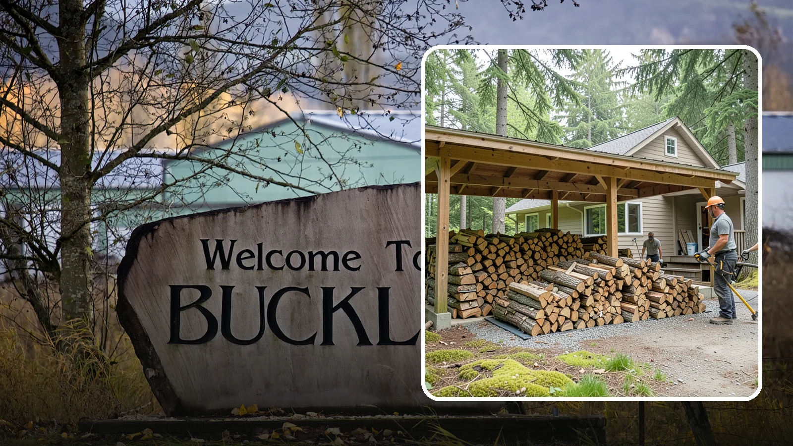 Seasonal Storage in Buckley, Pierce County, WA - We set up seasonal firewood storage that carries your supply safely from wet winters through drying summers.