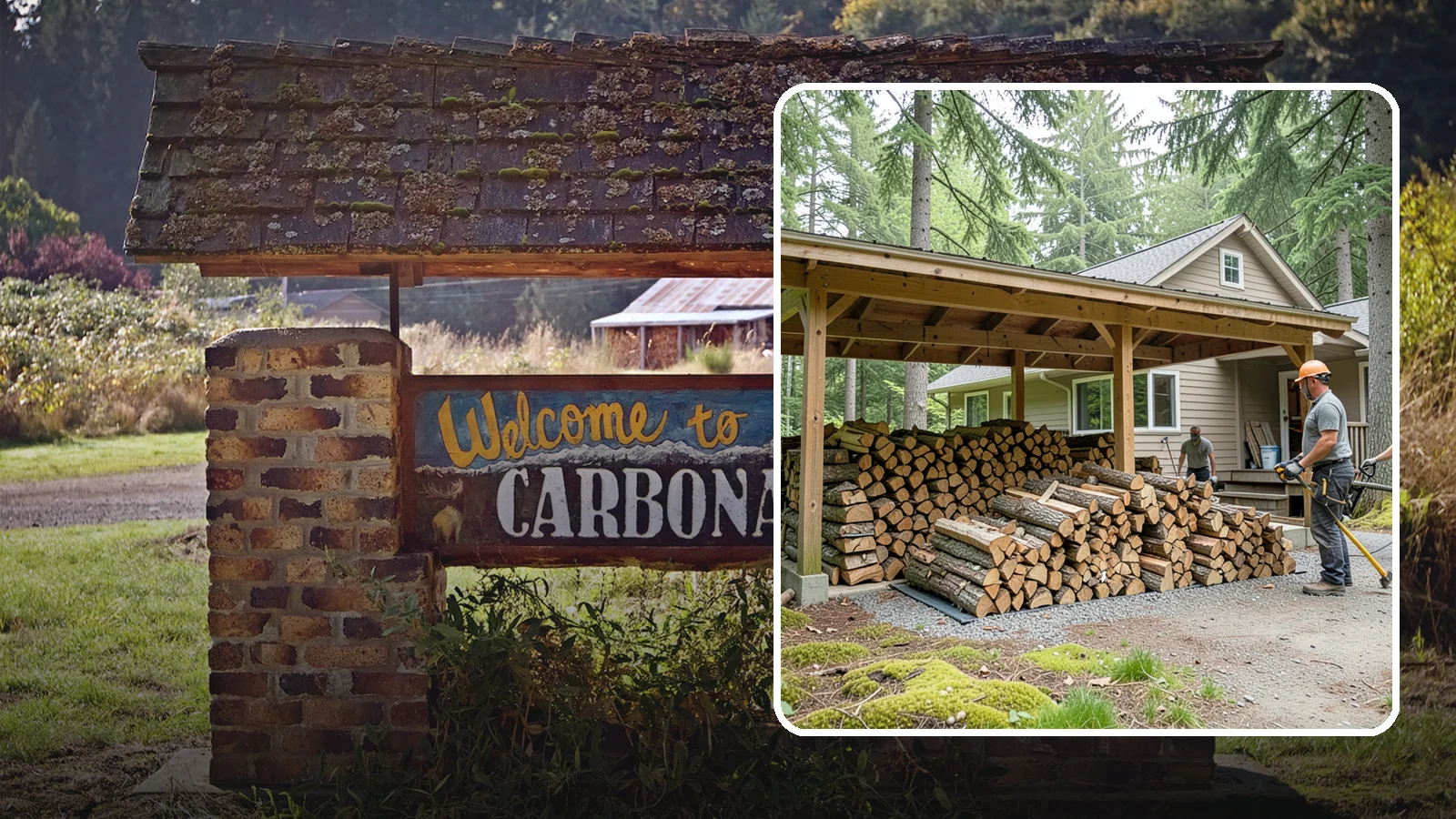 Seasonal Storage in Carbonado, Pierce County, WA - We set up seasonal firewood storage that carries your supply safely from wet winters through drying summers.