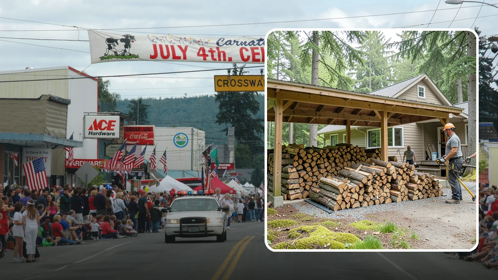 Seasonal Storage in Carnation, King County, WA - We set up seasonal firewood storage that carries your supply safely from wet winters through drying summers.